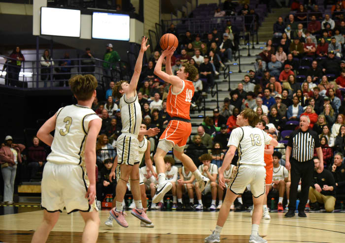 Beaverton Southridge 6A Oregon boys basketball quarterfinal 2024 Taylor Balkom 07
